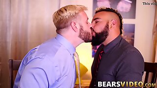 Chubby and hairy bear Luis Vega fucked by hunky John Thomas